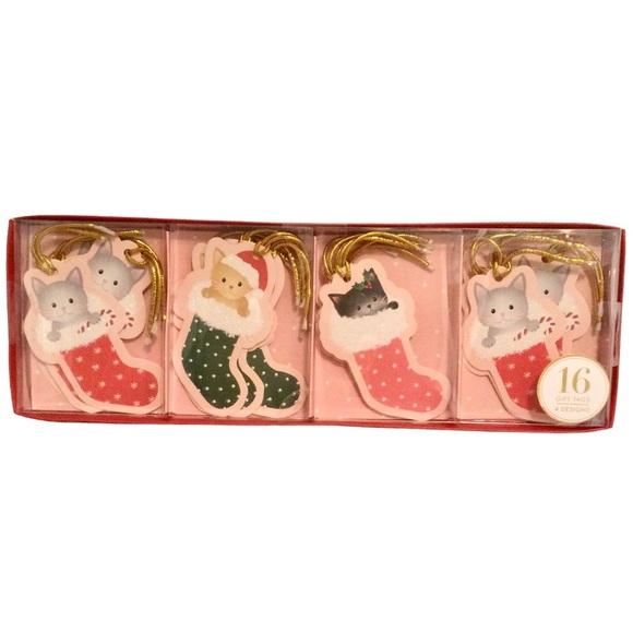 Lady Jayne Ltd. Other - 3/20$ Lady Jane Ltd. 16 Gift Tags, 2-Sided Christmas Kittens